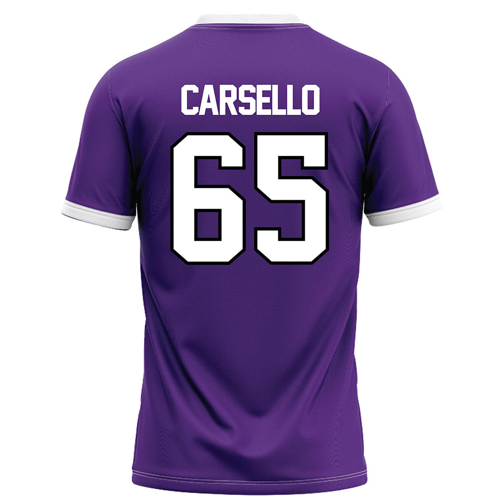 Northwestern - NCAA Football : Jackson Carsello - Fashion Jersey Football Jersey
