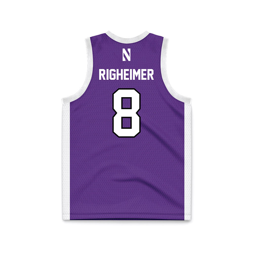 Northwestern - NCAA Women's Basketball : Kat Righeimer - Basketball Jersey