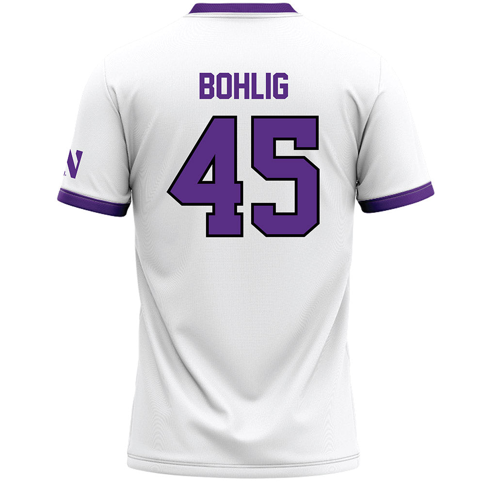 Northwestern - NCAA Women's Lacrosse : Emerson Bohlig - White Lacrosse Jersey