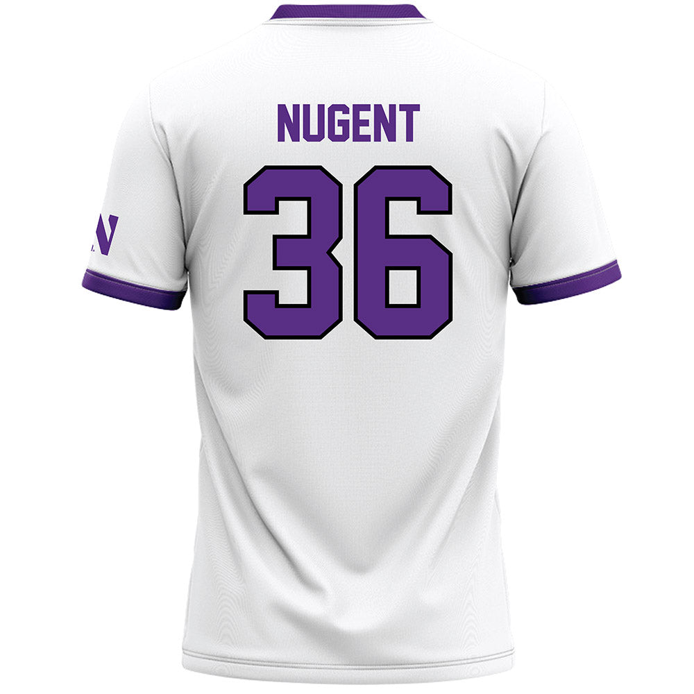 Northwestern - NCAA Women's Lacrosse : Cara Nugent - White Lacrosse Jersey