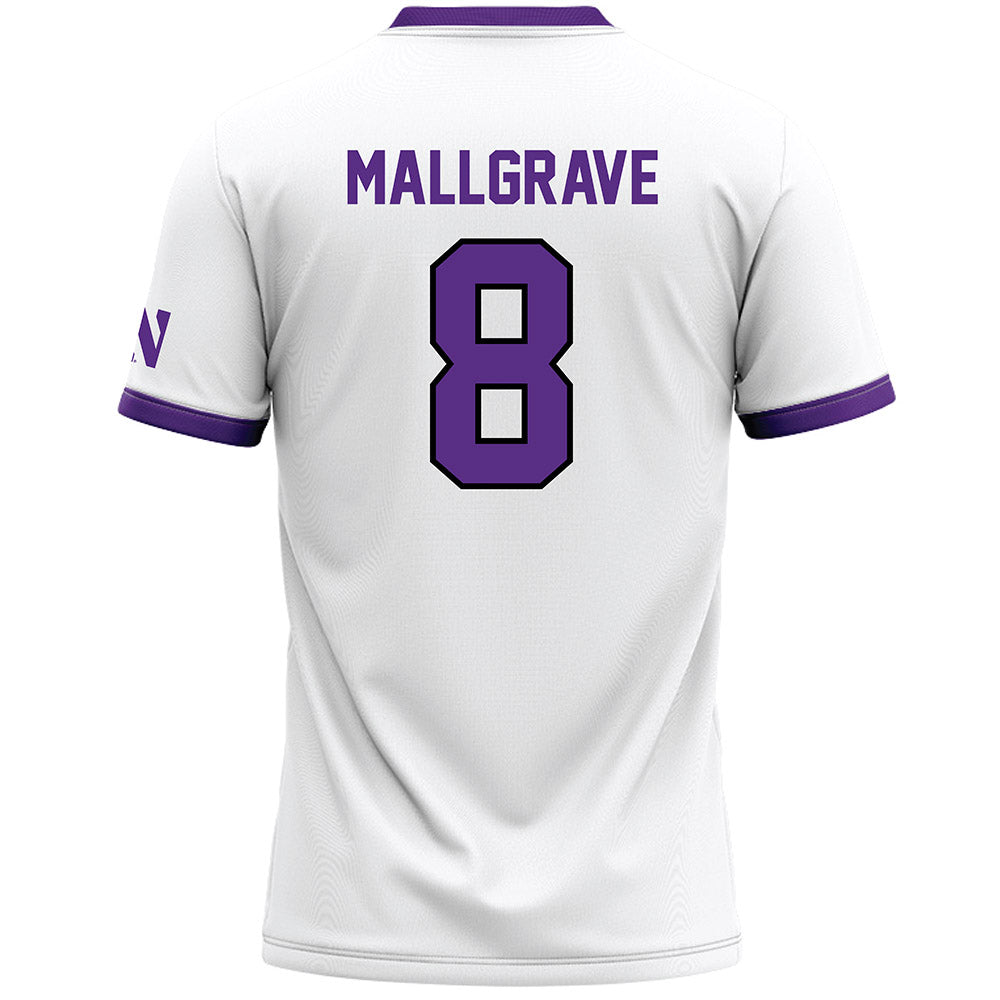 Northwestern - NCAA Women's Lacrosse : Megan Mallgrave - White Lacrosse Jersey