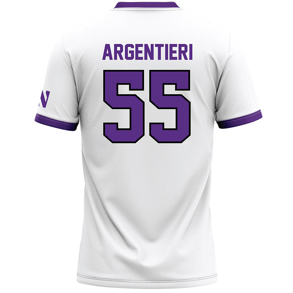 Northwestern - NCAA Women's Lacrosse : Francesca Argentieri - White Lacrosse Jersey