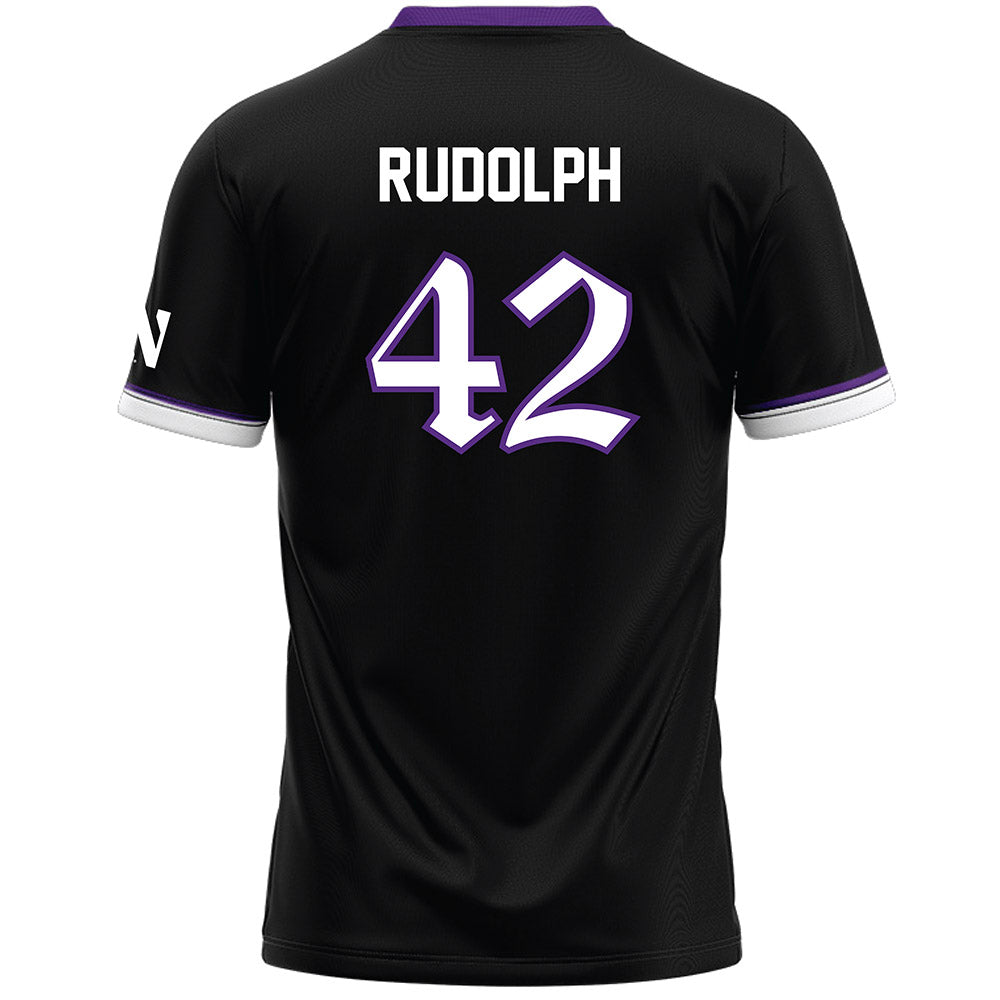 Northwestern - NCAA Women's Lacrosse : Hannah Rudolph - Black Lacrosse Jersey -1