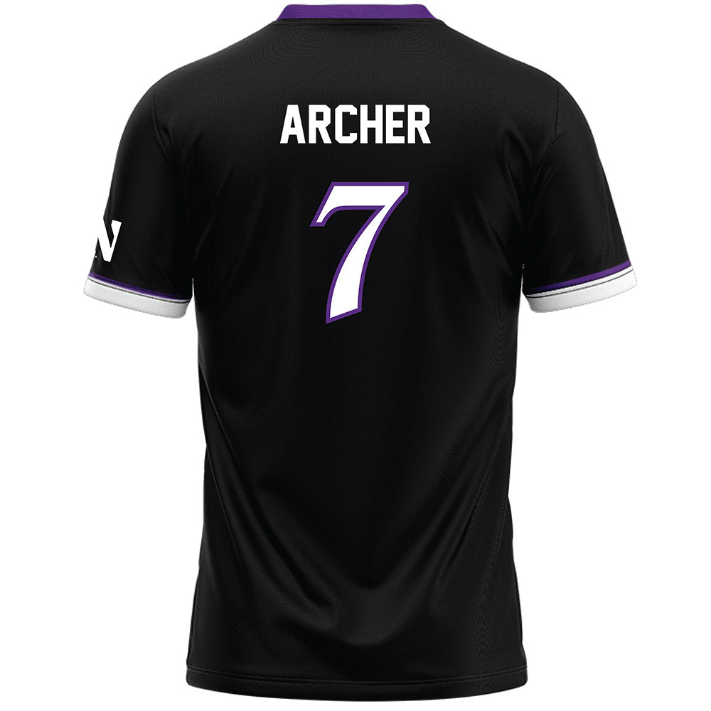 Northwestern - NCAA Women's Lacrosse : Lauren Archer - Black Lacrosse Jersey