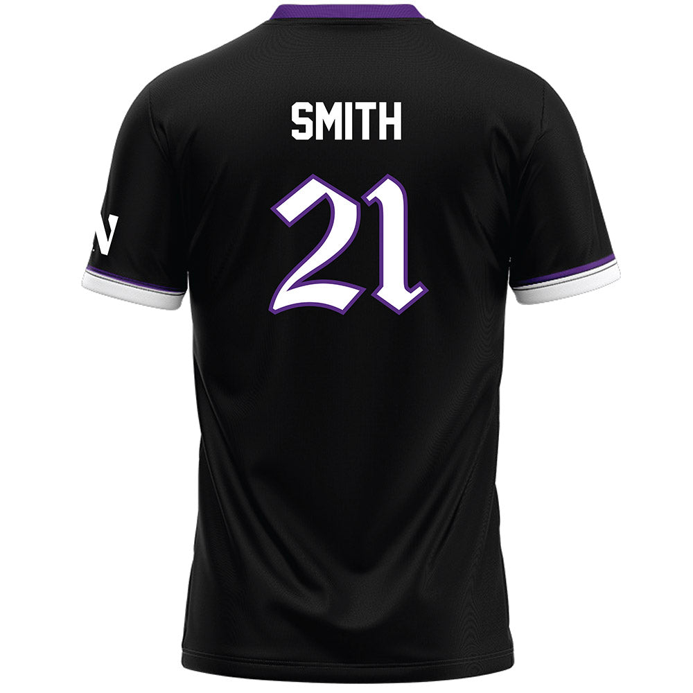 Northwestern - NCAA Women's Lacrosse : Madison Smith - Black Lacrosse Jersey