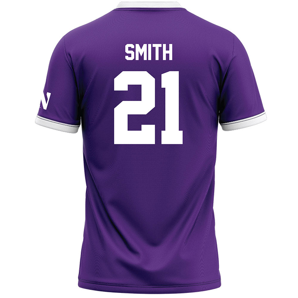 Northwestern - NCAA Women's Lacrosse : Madison Smith - Purple Lacrosse Jersey