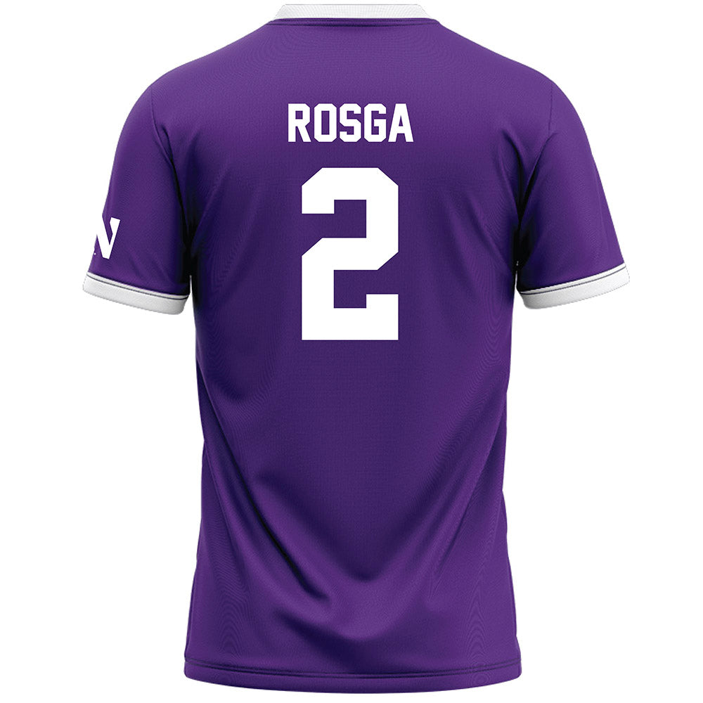 Northwestern - NCAA Women's Lacrosse : Jaylen Rosga - Purple Lacrosse Jersey -1