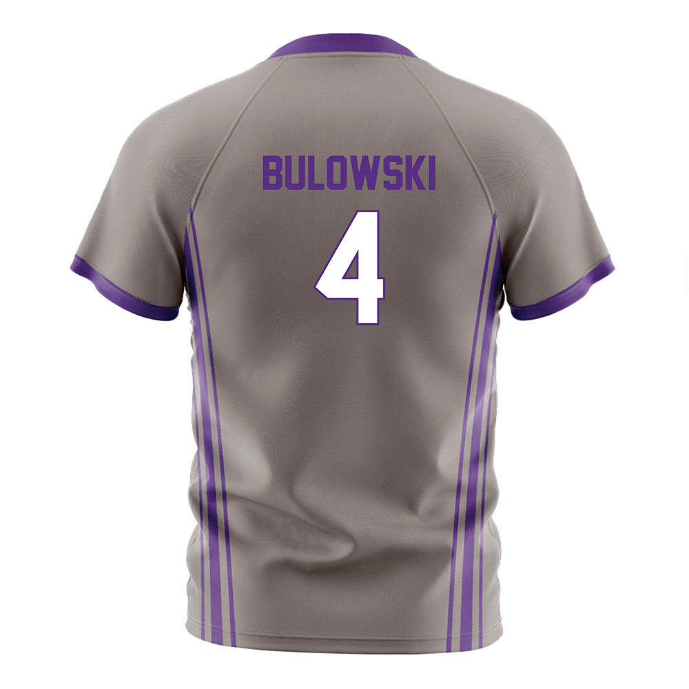 Northwestern - NCAA Men's Soccer : Dalton Bulowski - Gray Soccer Jersey-1