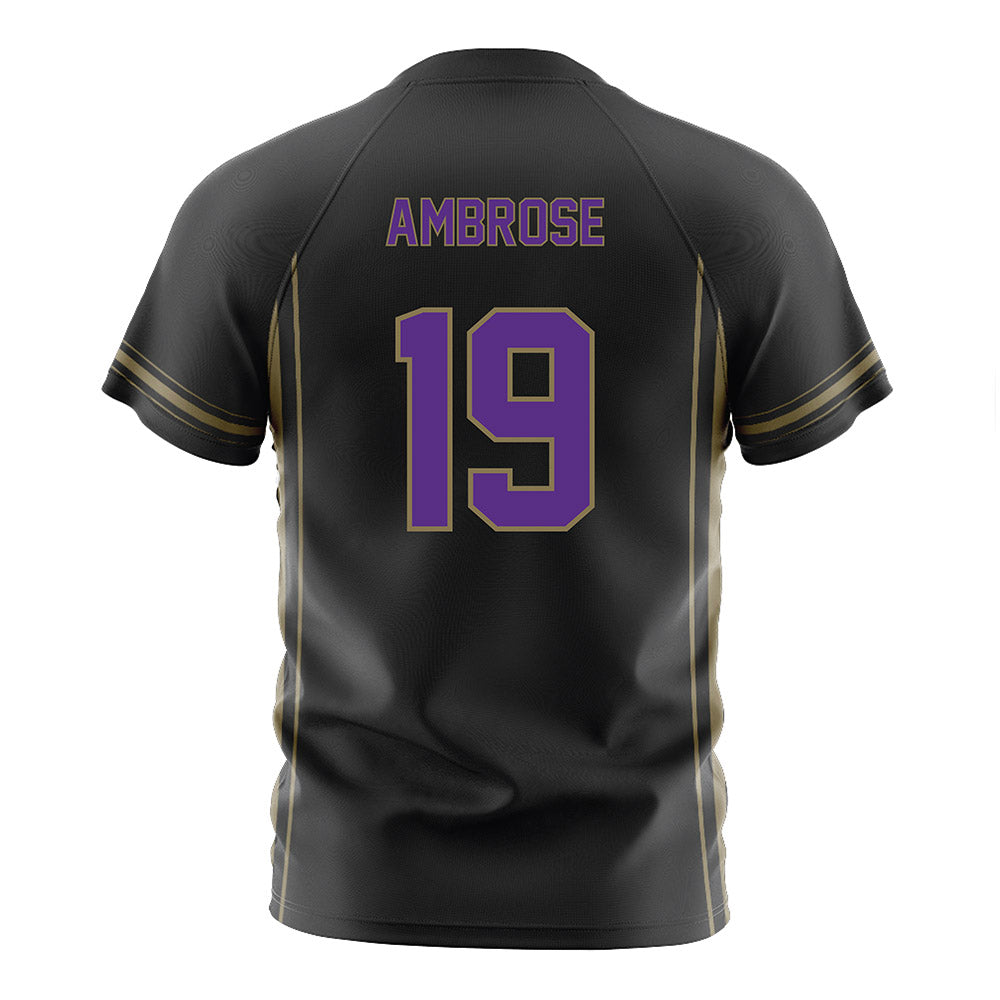 Northwestern - NCAA Women's Soccer : Ramira Ambrose - Black Soccer Jersey