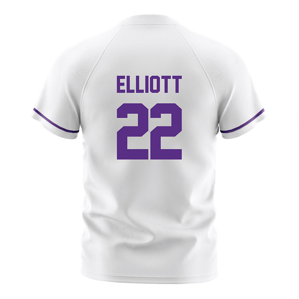 Northwestern - NCAA Women's Soccer : Olivia Elliott - White Soccer Jersey