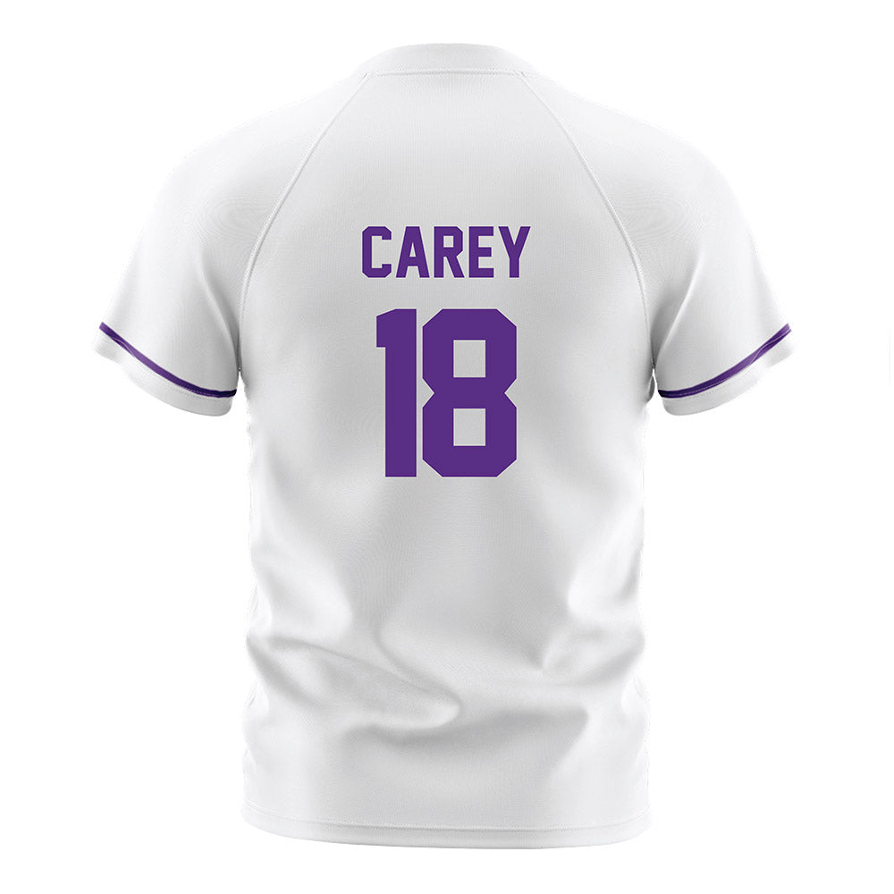 Northwestern - NCAA Women's Soccer : Holland Carey - White Soccer Jersey-1