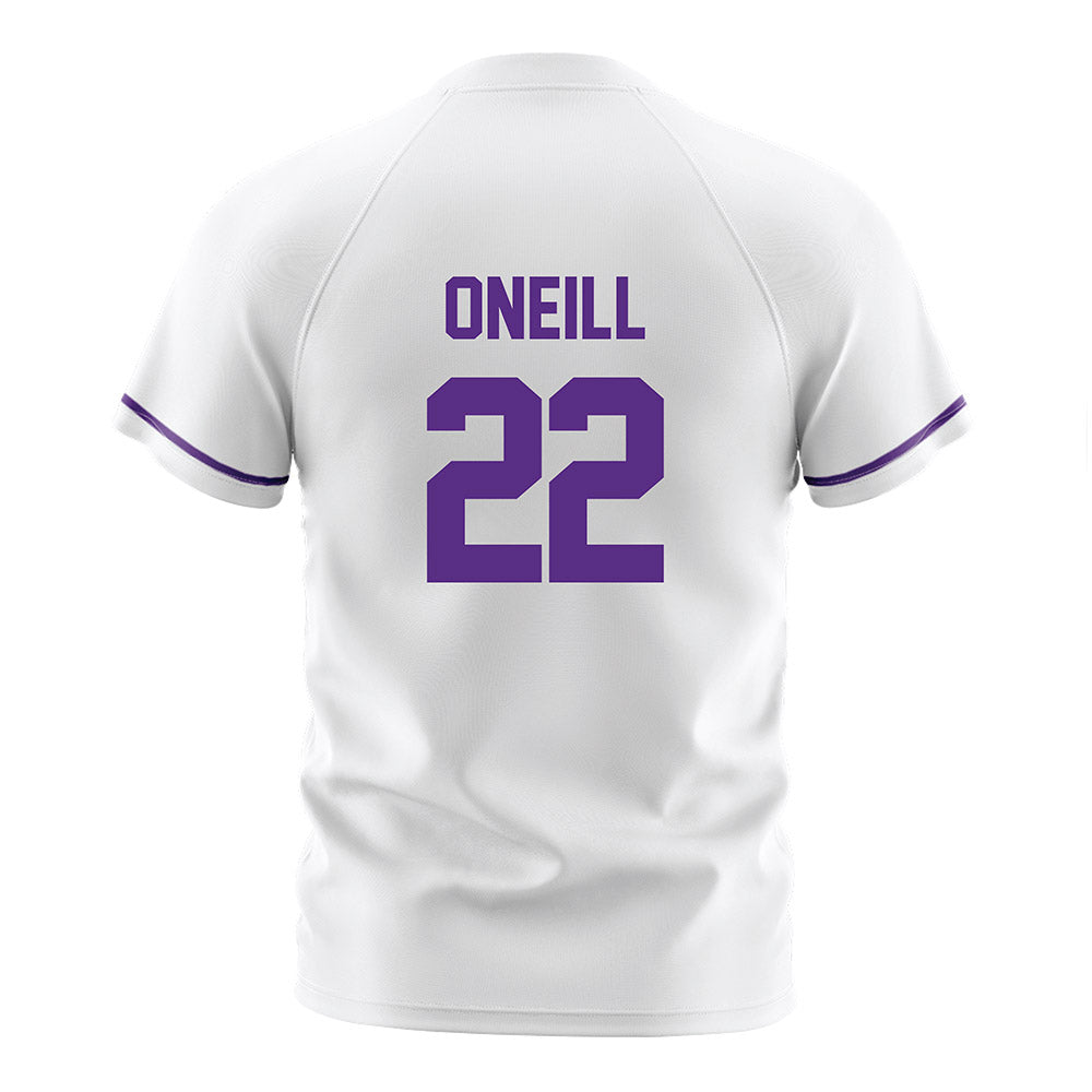 Northwestern - NCAA Men's Soccer : Aidan Oneill - White Soccer Jersey-1