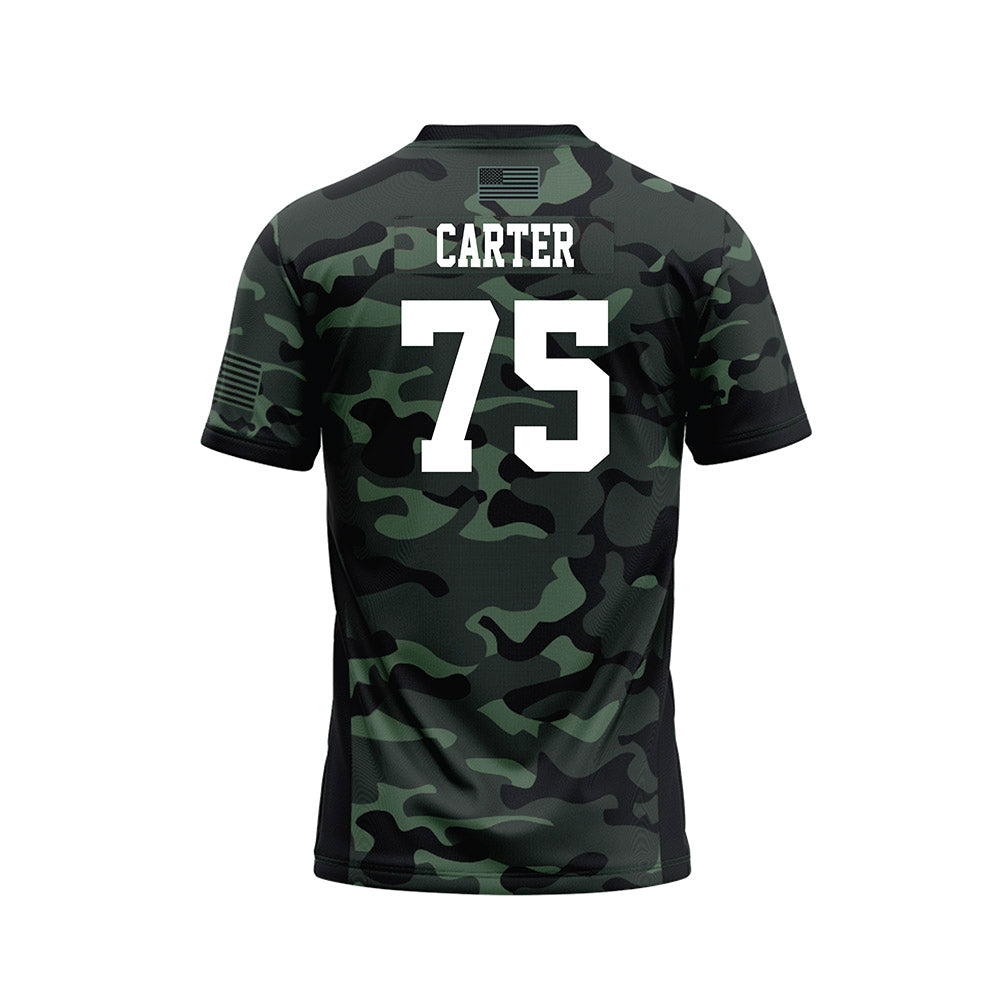 Hawaii - NCAA Football : Kaleb Carter - Camo Football Jersey-1