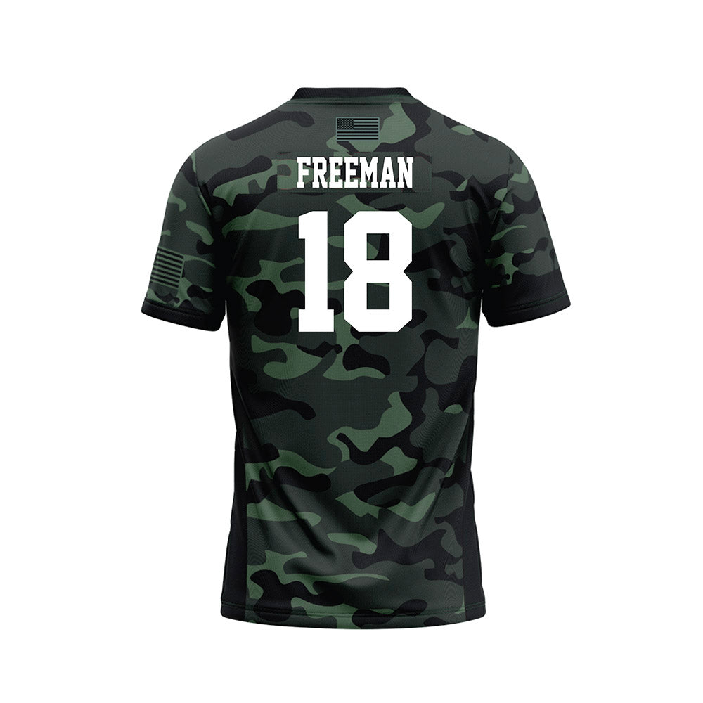 Hawaii - NCAA Football : Caleb Freeman - Camo Football Jersey-1