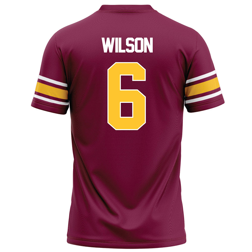 Arizona State - NCAA Football : Adrian Wilson - Maroon Football Jersey-1