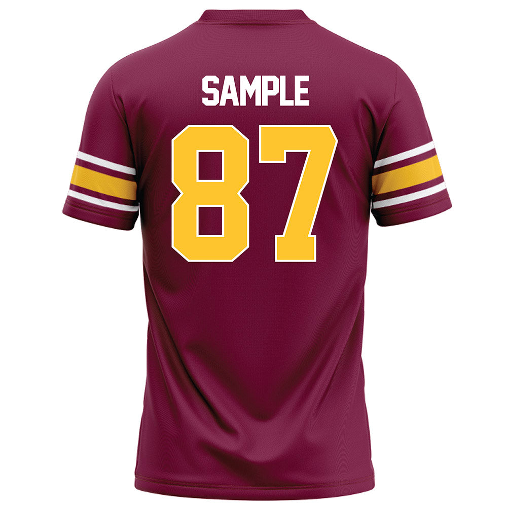 Arizona State - NCAA Football : Zechariah Sample - Maroon Football Jersey