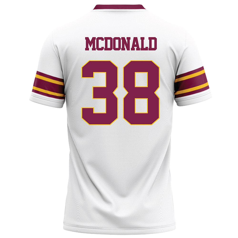 Arizona State - NCAA Football : Kyan McDonald - White Football Jersey