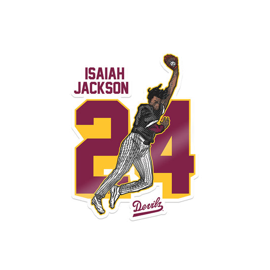 Arizona State - NCAA Baseball : Isaiah Jackson - Sticker Individual Caricature