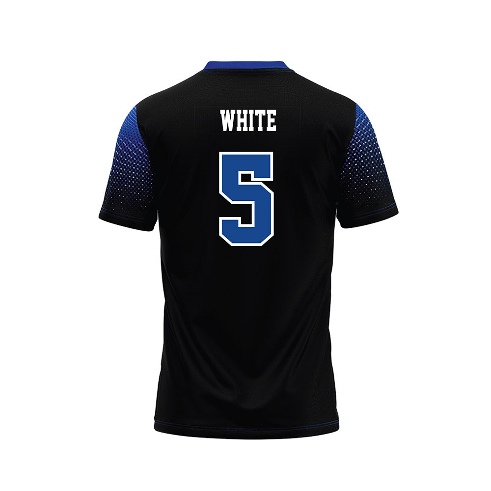 CNU - NCAA Football : Gunner White - Black Football Jersey