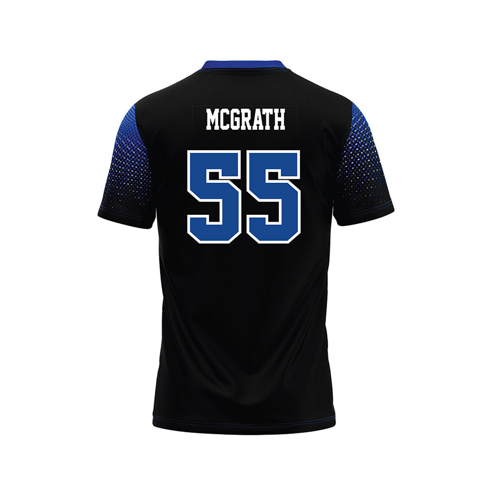 CNU - NCAA Football : Daniel McGrath - Black Football Jersey-1