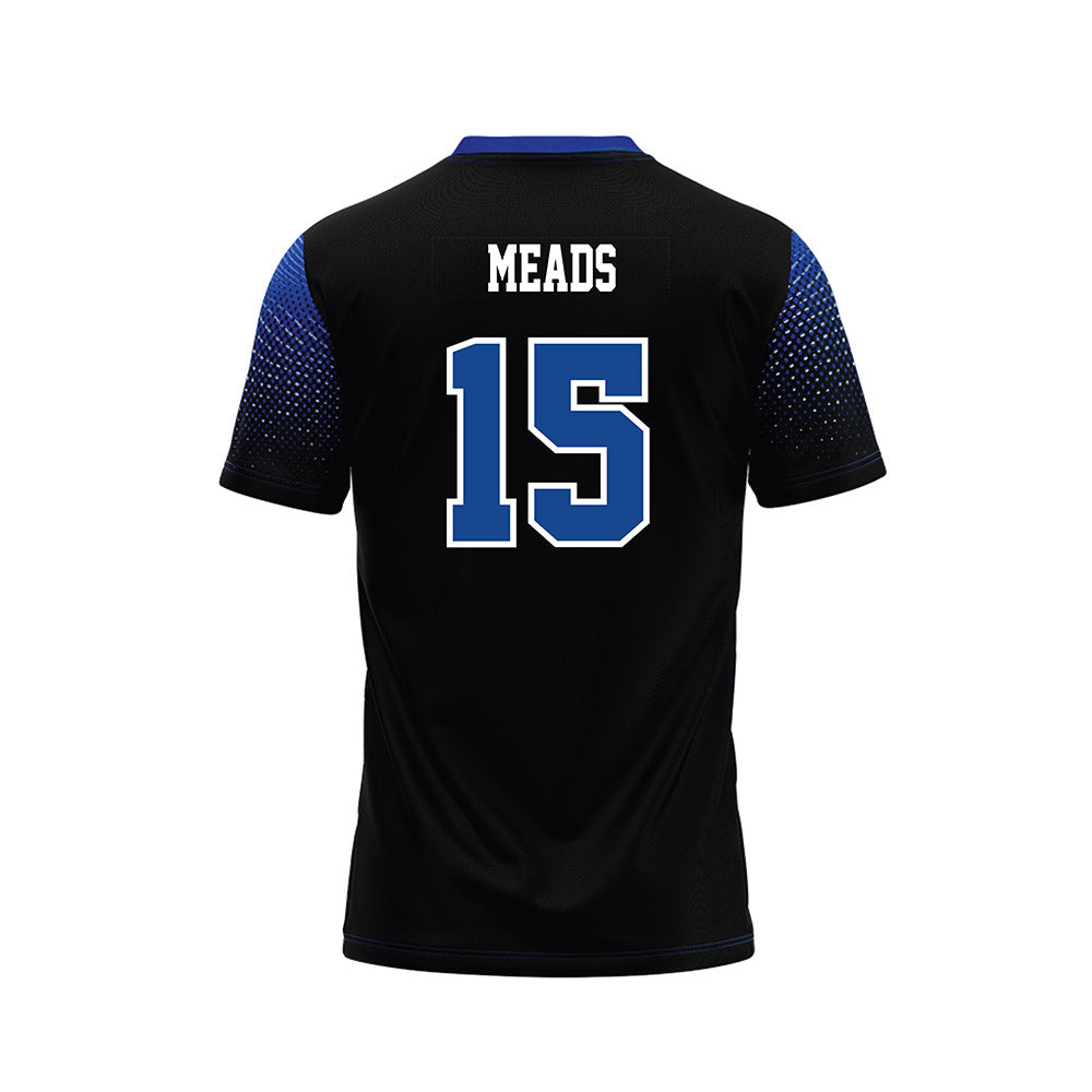 CNU - NCAA Football : Cooper Meads - Black Football Jersey-1