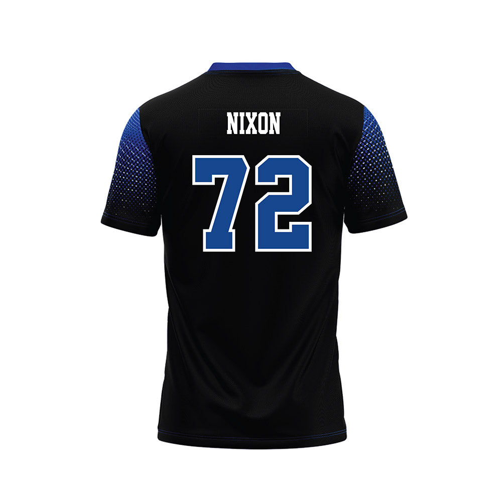 CNU - NCAA Football : Evan Nixon - Black Football Jersey-1
