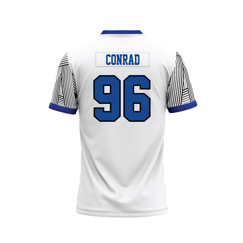CNU - NCAA Football : Walker Conrad - White Football Jersey-1