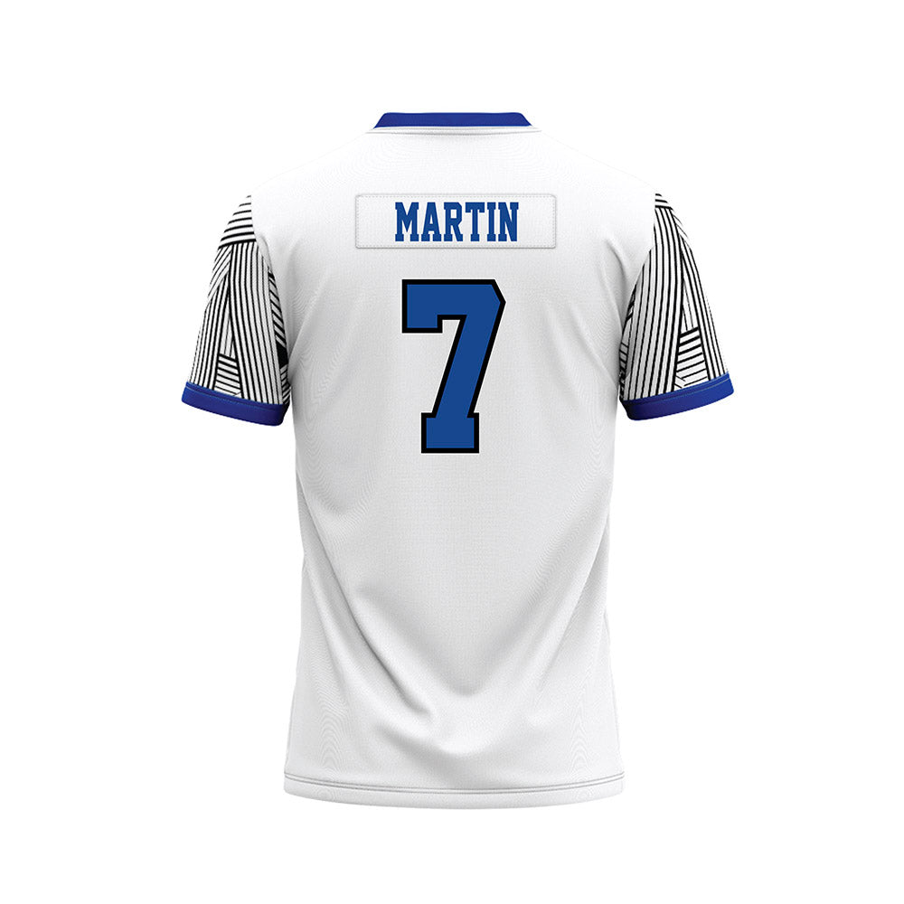CNU - NCAA Football : Noah Martin - White Football Jersey-1