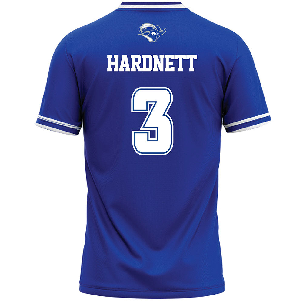 CNU - NCAA Men's Lacrosse : Jayden Hardnett - Blue Lacrosse Jersey