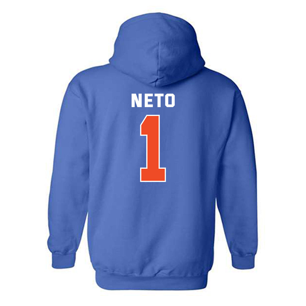 Boise State - NCAA Men's Basketball : Aginaldo Neto - Classic Shersey Hooded Sweatshirt-1