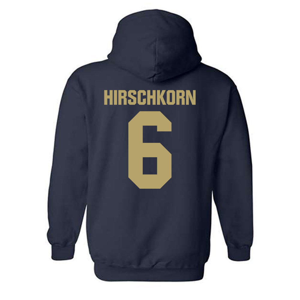 UC Davis - NCAA Baseball : Houston Hirschkorn - Classic Shersey Hooded Sweatshirt-1