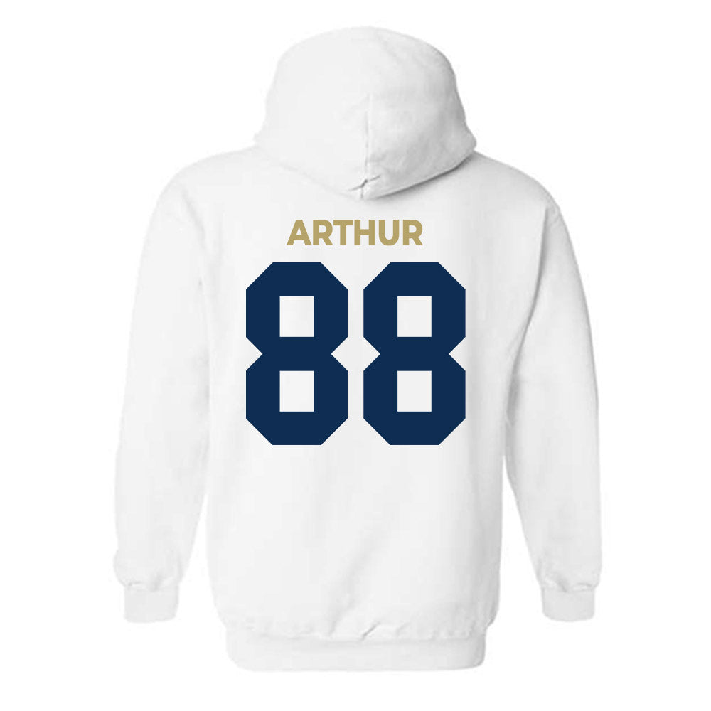 UC Davis - NCAA Football : Greer Arthur - Classic Shersey Hooded Sweatshirt-1