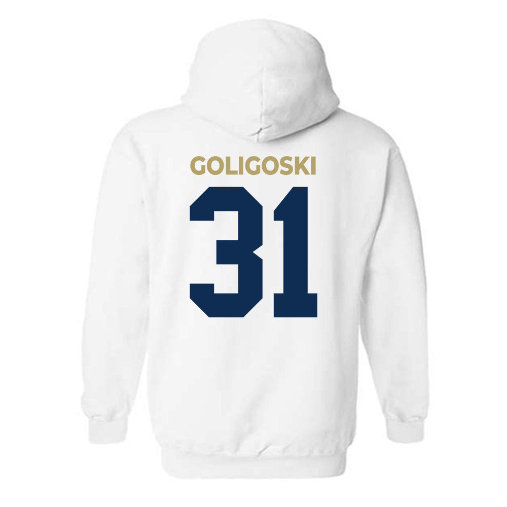 UC Davis - NCAA Football : Sam Goligoski - Classic Shersey Hooded Sweatshirt-1