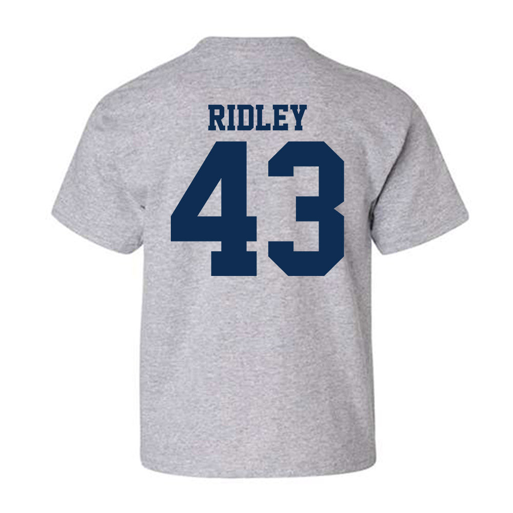 UC Davis - NCAA Football : Hunter Ridley - Classic Shersey Youth T-Shirt-1
