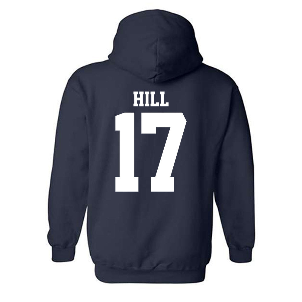 UC Davis - NCAA Football : Kyle Hill - Classic Shersey Hooded Sweatshirt-1