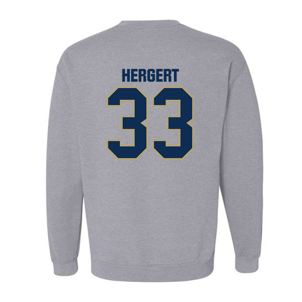 UC Davis - NCAA Football : Conner Hergert - Classic Shersey Crewneck Sweatshirt-1