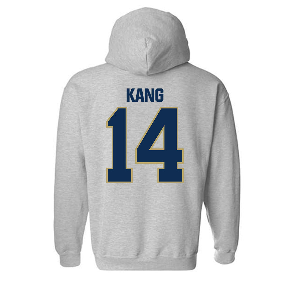 UC Davis - NCAA Baseball : Ethan Kang - Classic Shersey Hooded Sweatshirt-1