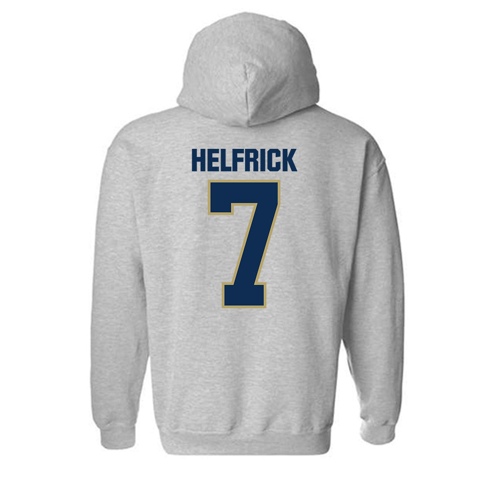 UC Davis - NCAA Baseball : Leighton Helfrick - Classic Shersey Hooded Sweatshirt-1