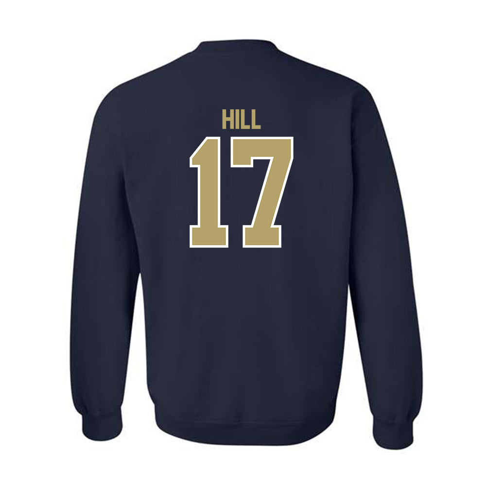 UC Davis - NCAA Football : Kyle Hill - Classic Fashion Shersey Crewneck Sweatshirt-1