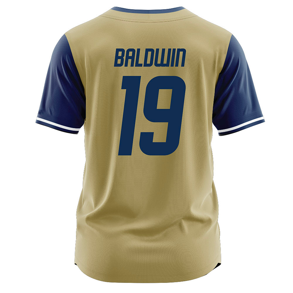UC Davis - NCAA Softball : Amanda Baldwin - Gold Jersey-1