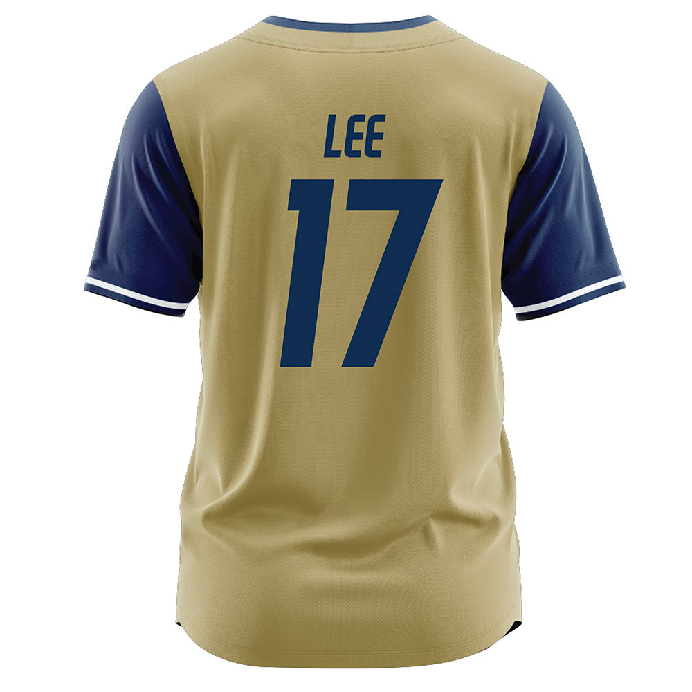 UC Davis - NCAA Softball : Abby Lee - Gold Jersey-1