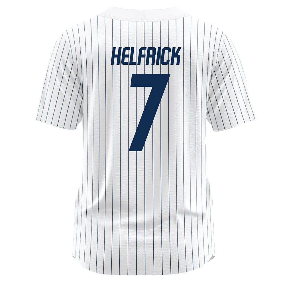 UC Davis - NCAA Baseball : Leighton Helfrick - White Jersey-1