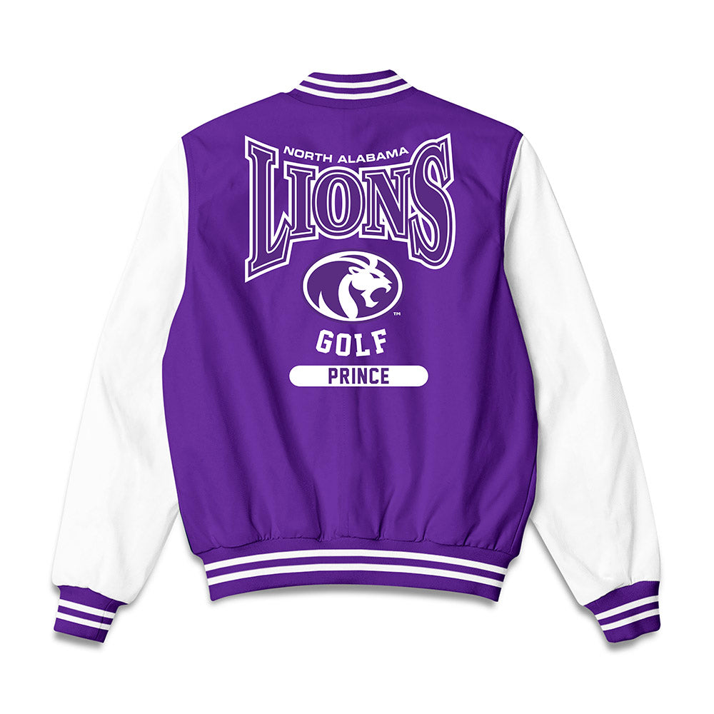 North Alabama - NCAA Women's Golf : Gracee Prince - Bomber Jacket-1