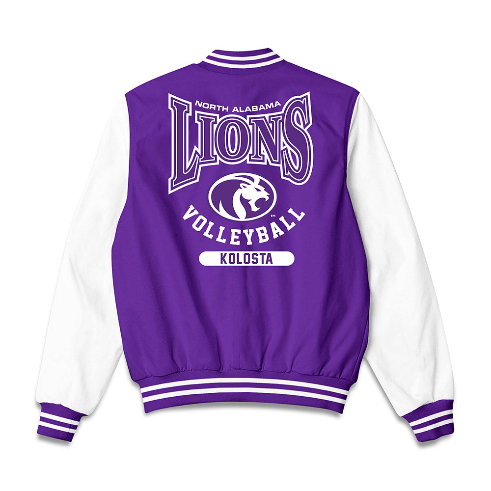 North Alabama - NCAA Women's Volleyball : Jenna Kolosta - Bomber Jacket-1