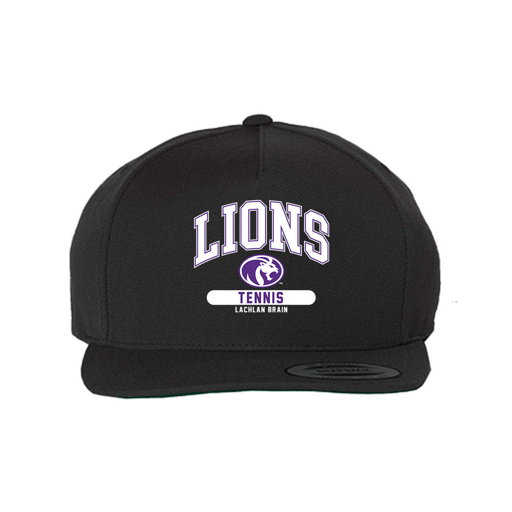 North Alabama - NCAA Men's Tennis : Lachlan Brain - Snapback Hat-0