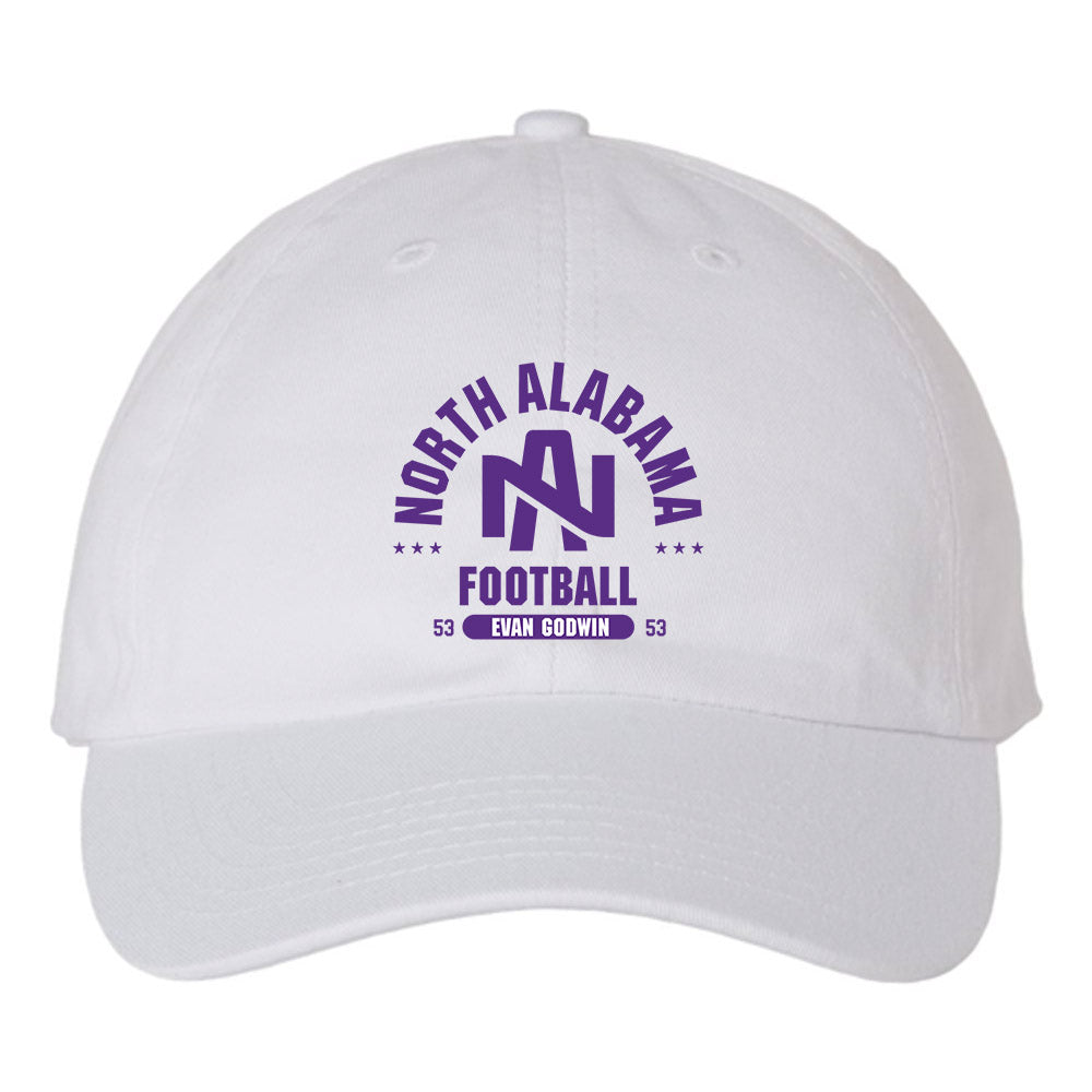North Alabama - NCAA Football : Evan Godwin - Dad Hat