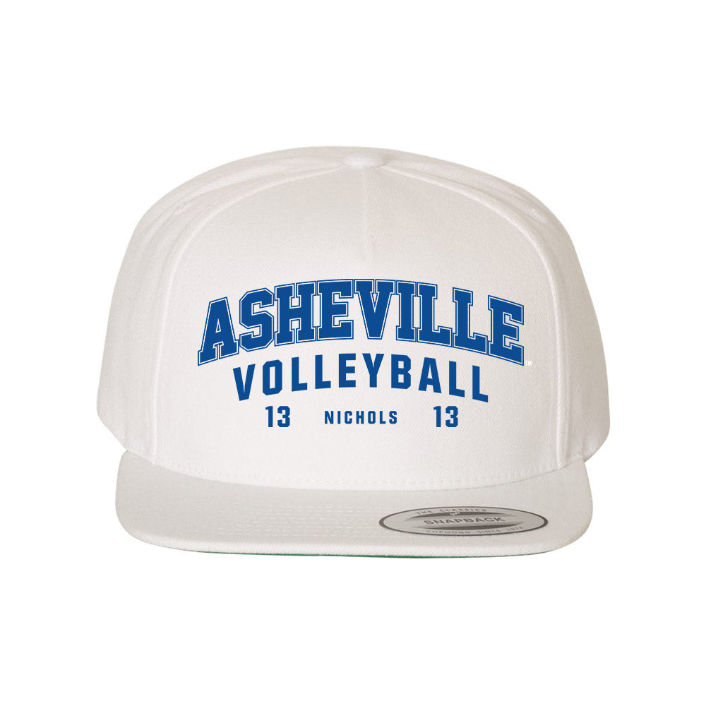 UNC Asheville - NCAA Women's Volleyball : Cadence Nichols - Snapback Hat-0