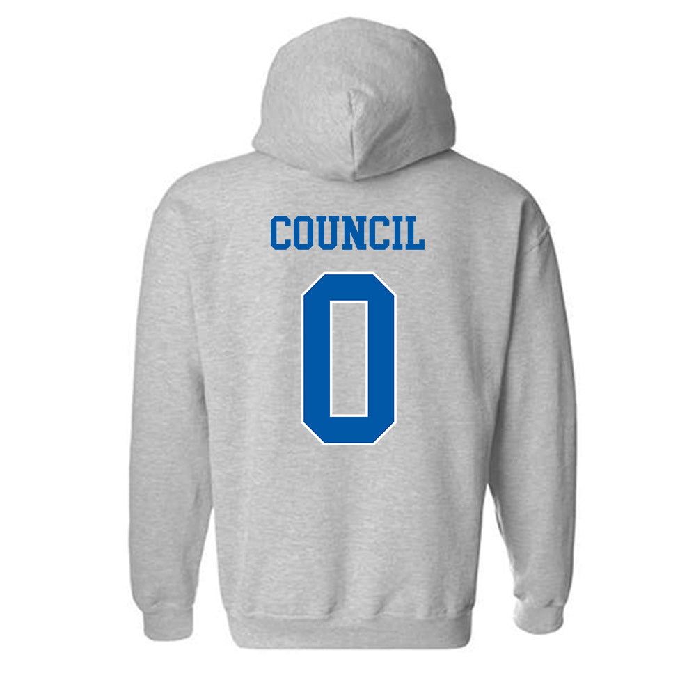 UNC Asheville - NCAA Women's Basketball : Taliya Council - Classic Shersey Hooded Sweatshirt-1