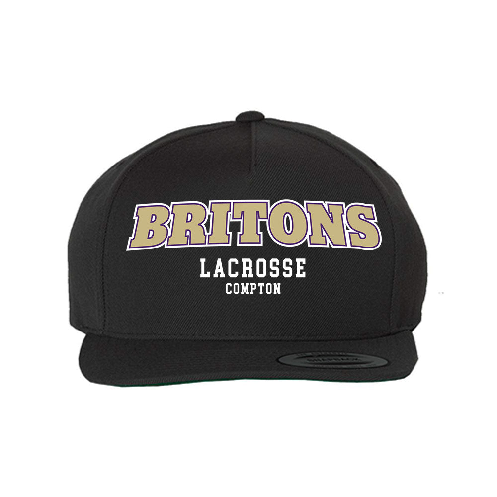 Albion - NCAA Men's Lacrosse : Matthew Compton - Snapback Hat-0