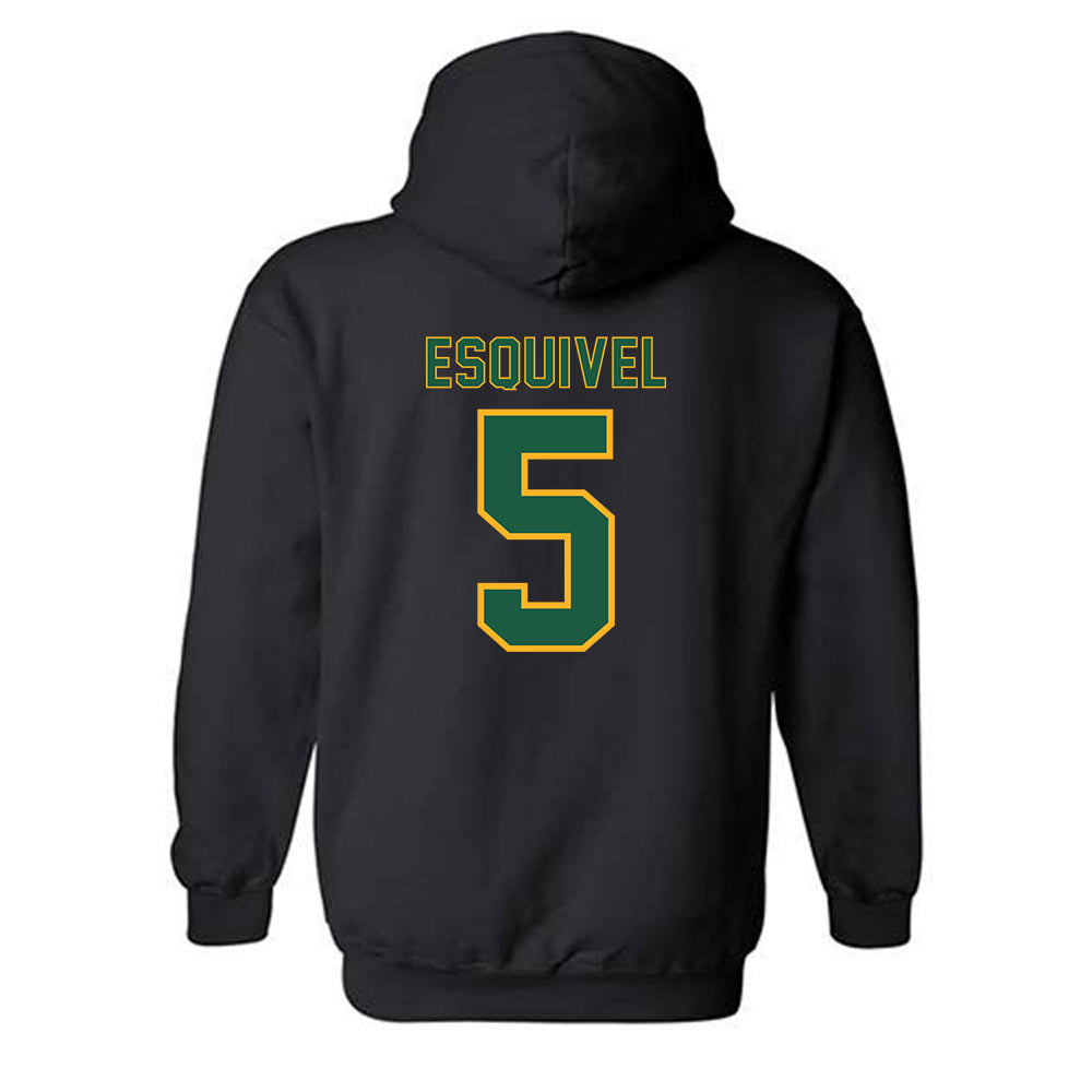 USFCA - NCAA Baseball : Eddison Esquivel - Classic Shersey Hooded Sweatshirt-1